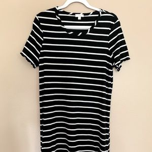 Boutique black and white striped dress!